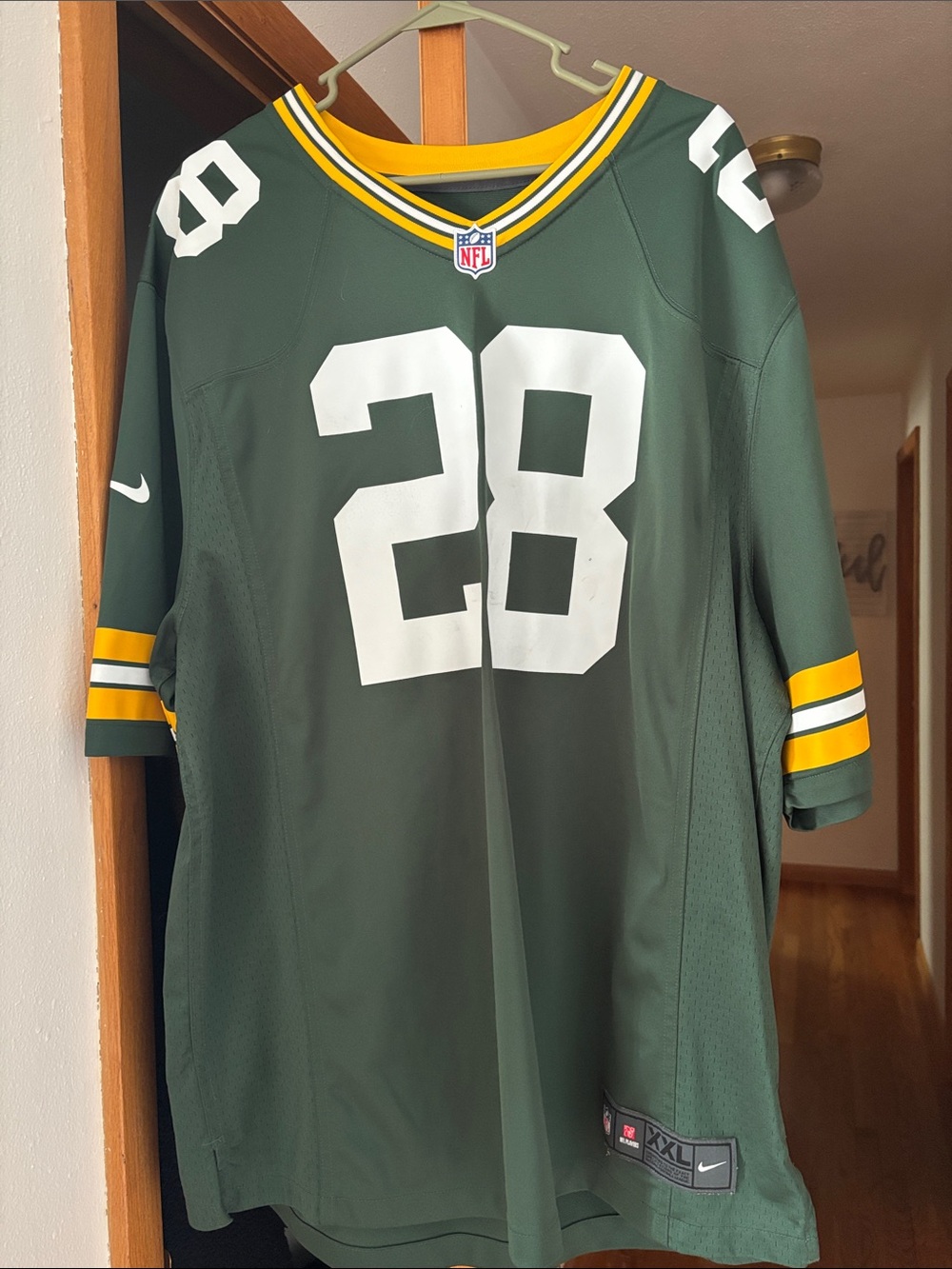 Nike Packers AH Dillon #28 Football Jersey